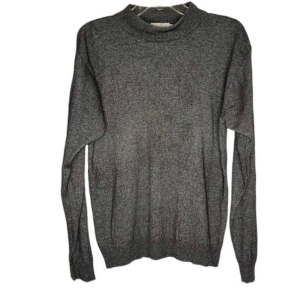 Vintage Neiman Marcus Silk Cashmere Sweater - Black/White - L - Picture 3 of 6